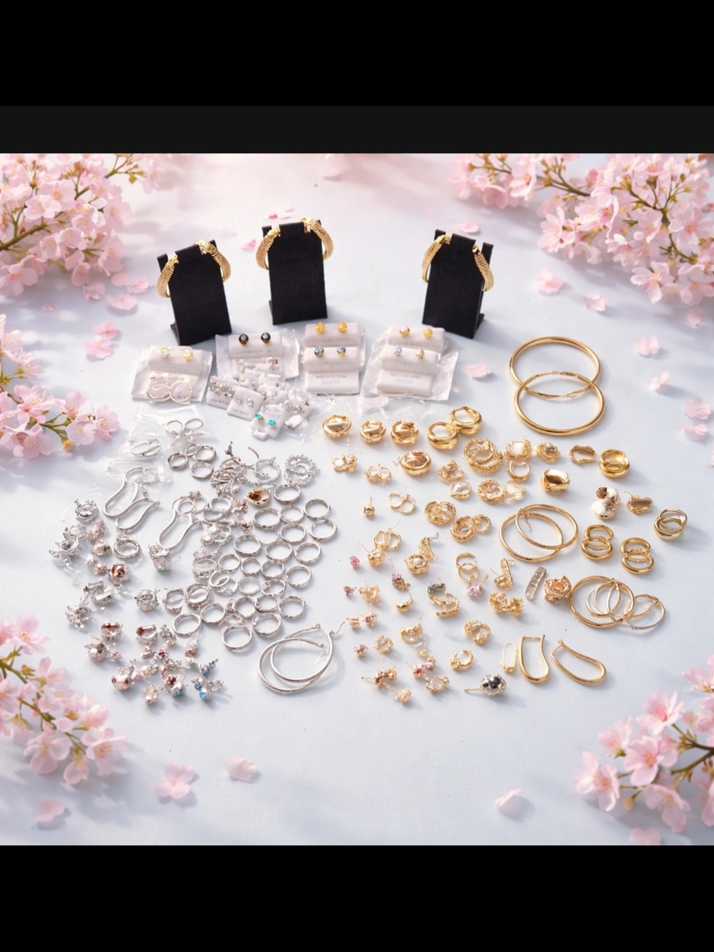 Gold, Rose, Silver Filled Earring Mixed Women’s Jewelry. EACH EARRING COST $30